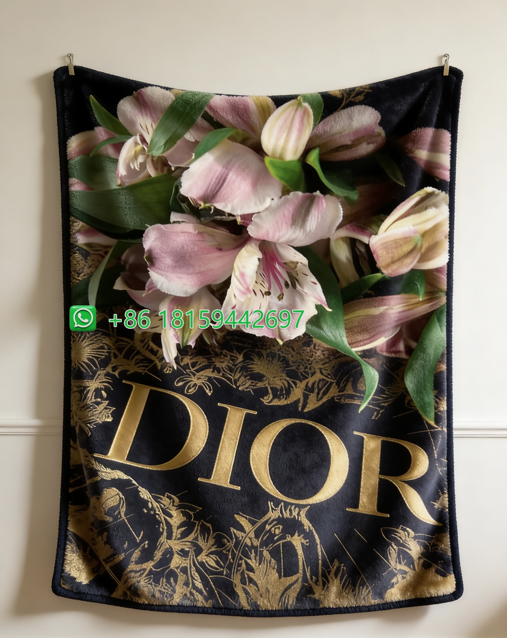 Dior Throw Blankets